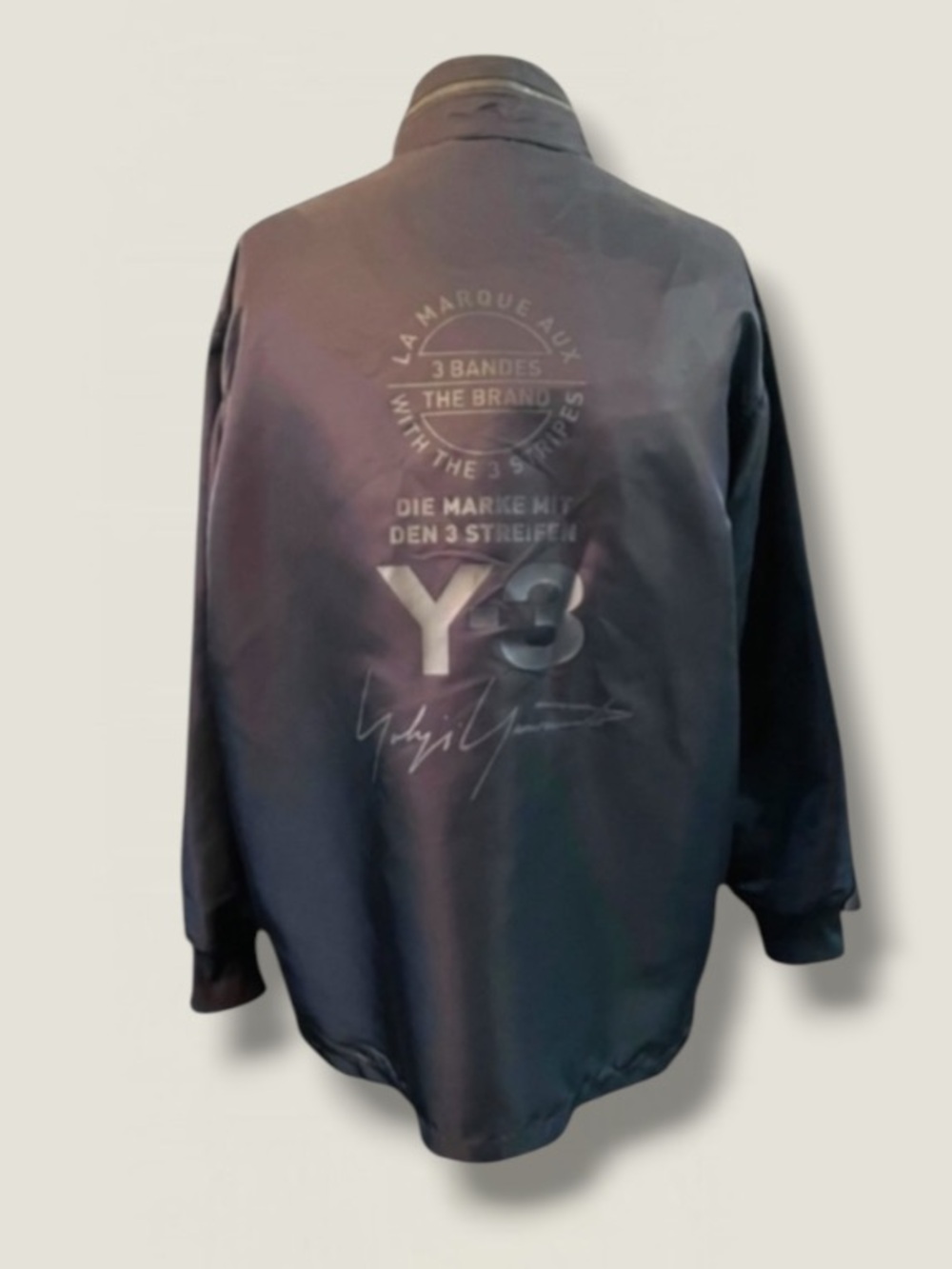 YOHJI YAMAMOTO Y-3 LA MARQUE AUX 3 BANDES MENS JACKET ADIDAS SIZE LARGE